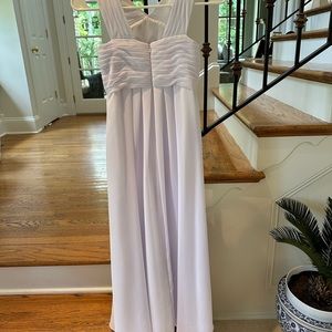 Long White dress Size: Youth 8